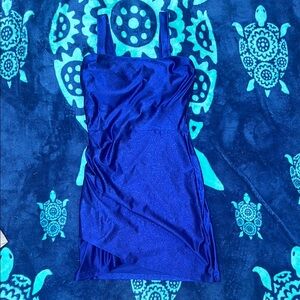 Windsor Royal Blue Glitter Dress